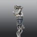 Лопатка для соли «Баба Яга», производство Русское Серебро ВЮЗ, г. Волгореченск, серебро 925 пробы