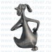 Серебряная статуэтка «Собачка сидит», производство Русское Серебро ВЮЗ, г. Волгореченск, серебро 925 пробы