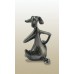 Серебряная статуэтка «Собачка сидит», производство Русское Серебро ВЮЗ, г. Волгореченск, серебро 925 пробы