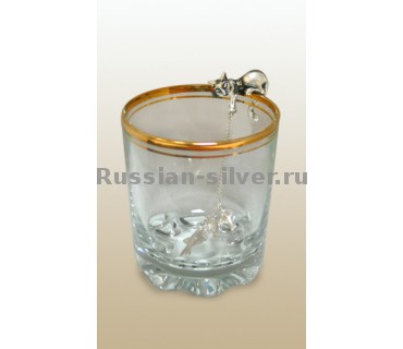 Ионизатор для воды «Киска» 7102 производство Русское Серебро ВЮЗ, г. Волгореченск, серебро 925 пробы