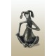 Серебряная статуэтка «Собачка сидит»