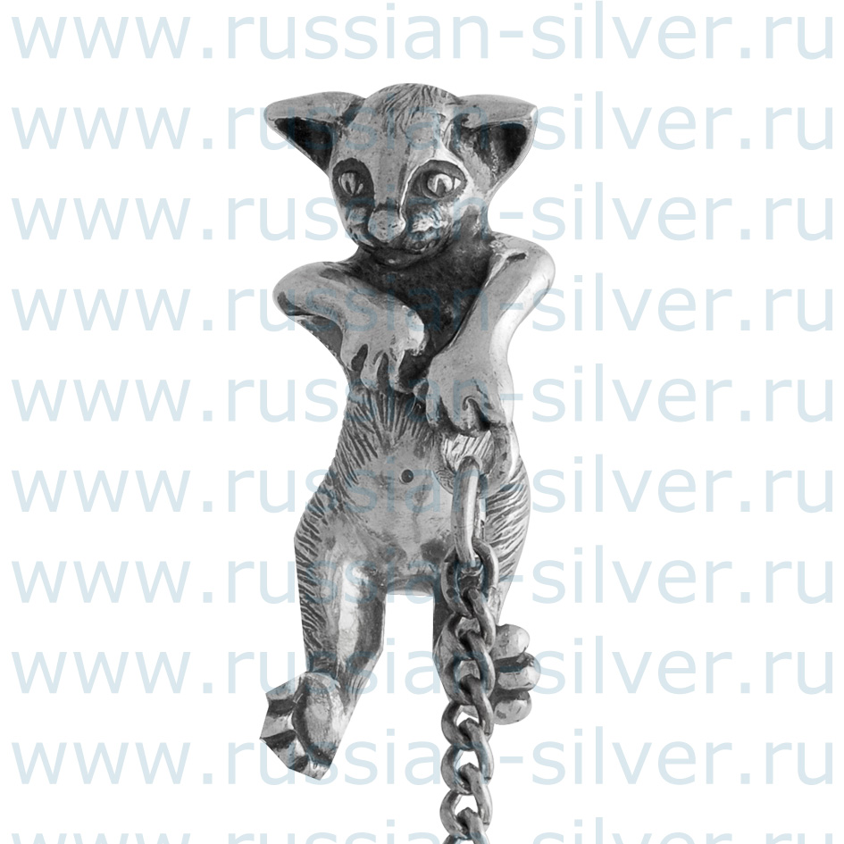 Серебряный ионизатор «Котёнок» — Детали серебряной композиции